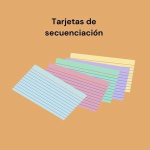 tarjetas de secuenciación niños problemas alimentacion TEA