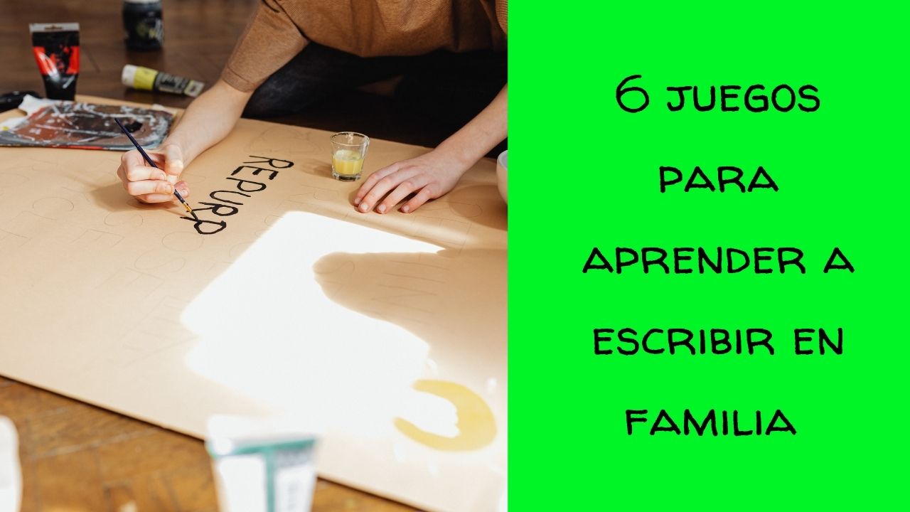 Noroeste En riesgo pureza 6 juegos muy divertidos para aprender a escribir en familia